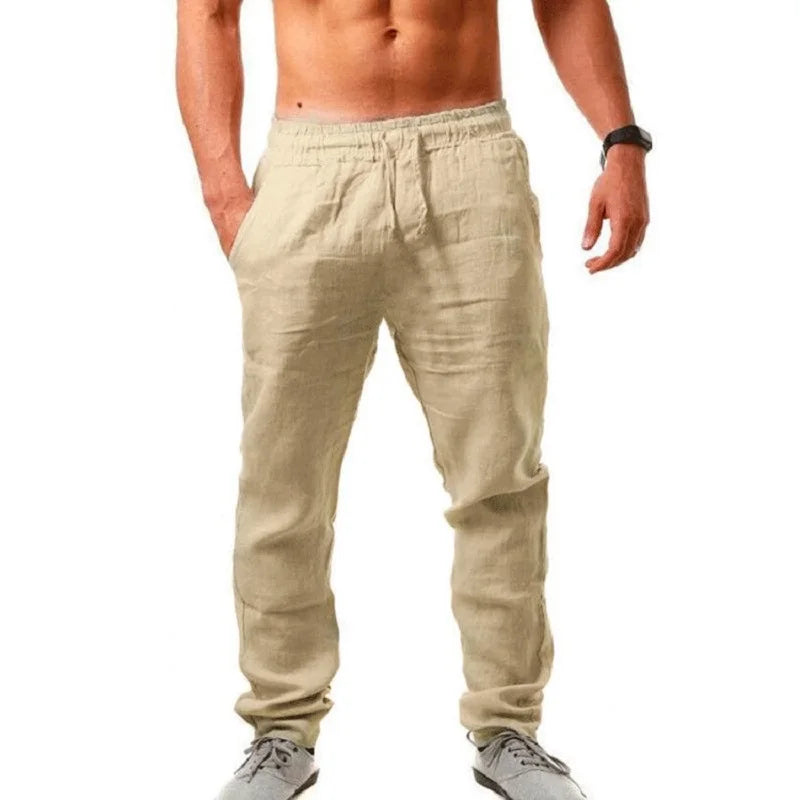 Men’s Autumn Casual Linen Pants.