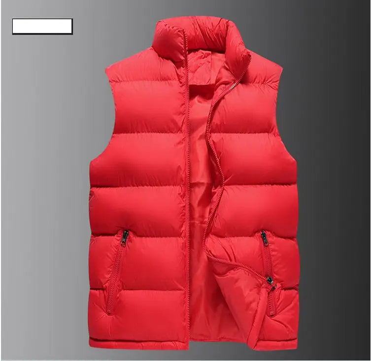 Men’s Classic Stand-Up Collar Vest.