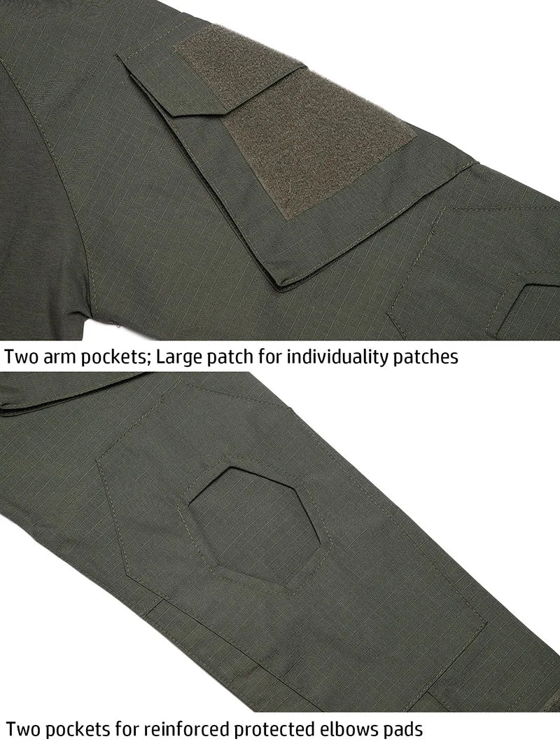 Men’s Elite Tactical Combat Long Sleeve Shirt.