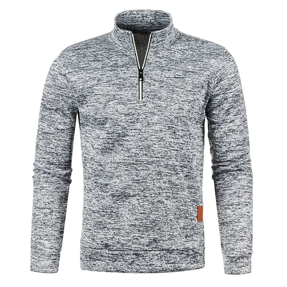 Men’s Half Zip Turtleneck Sweatshirt.