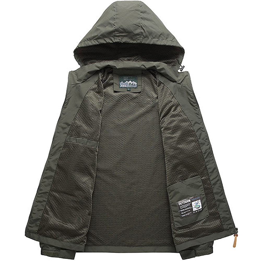 Men’s European Style Tactical Windbreaker.