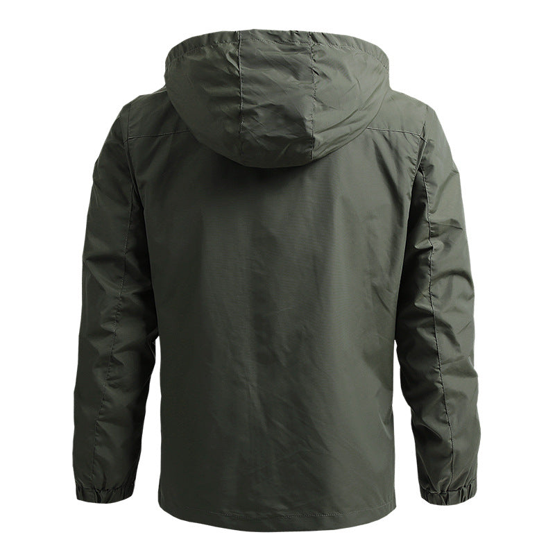 Men’s European Style Tactical Windbreaker.