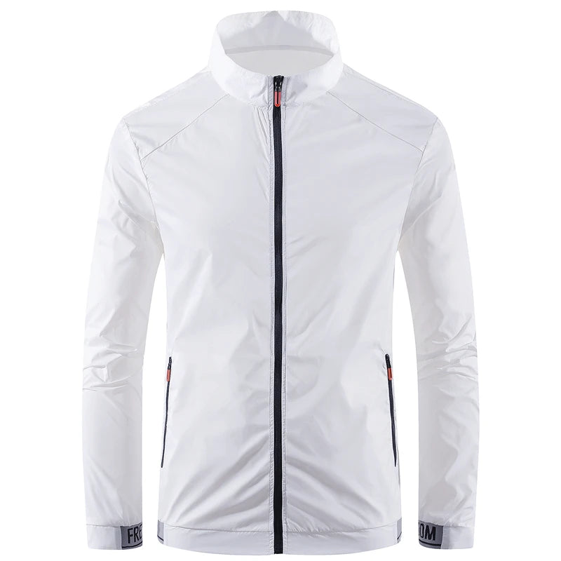 Men’s Fashionable Ice Silk Sun Protection Jacket.