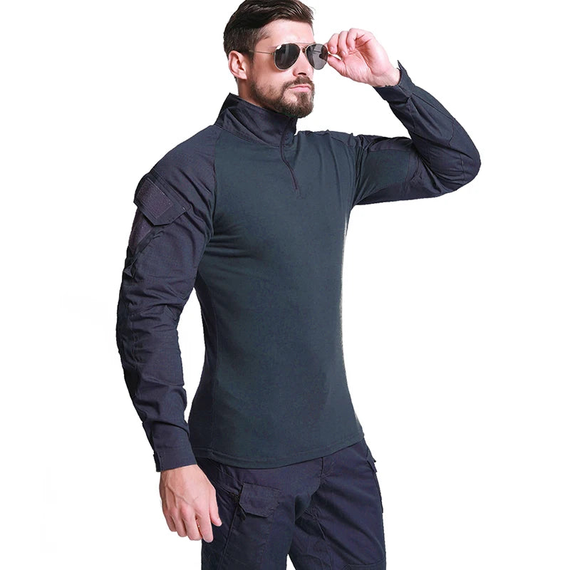 Men’s Elite Tactical Combat Long Sleeve Shirt.