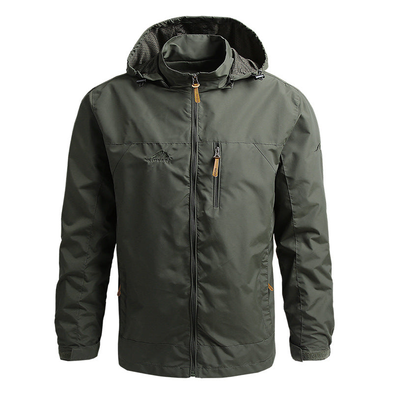 Men’s European Style Tactical Windbreaker.