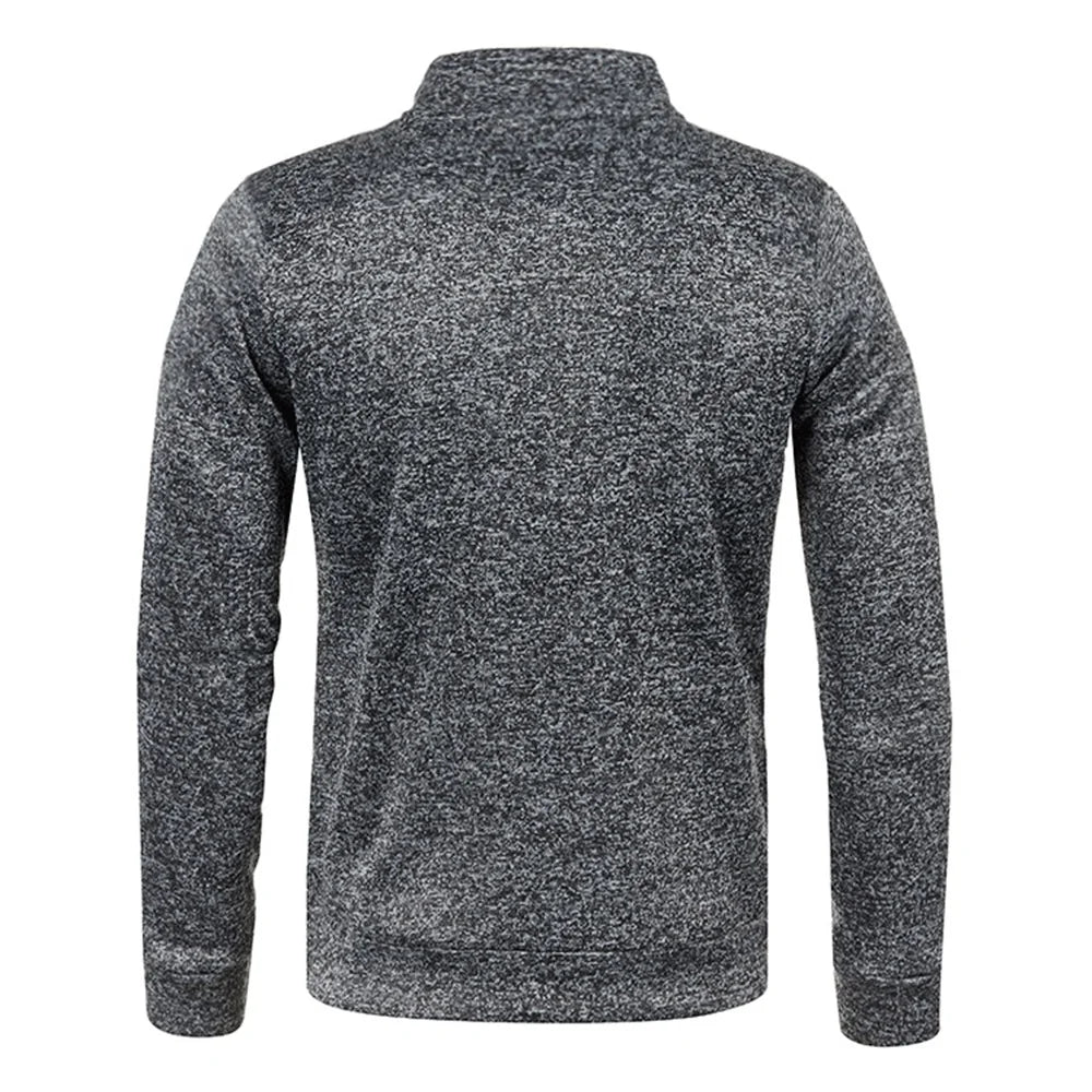 Men’s Half Zip Turtleneck Sweatshirt.