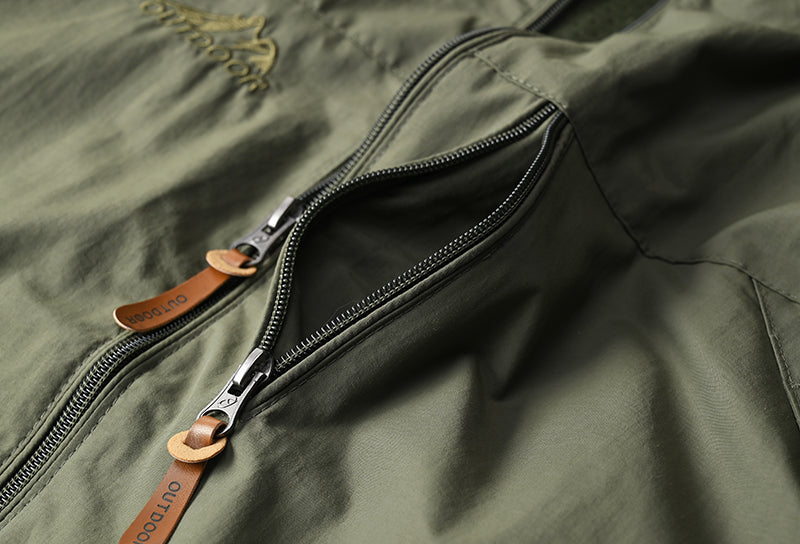 Men’s European Style Tactical Windbreaker.