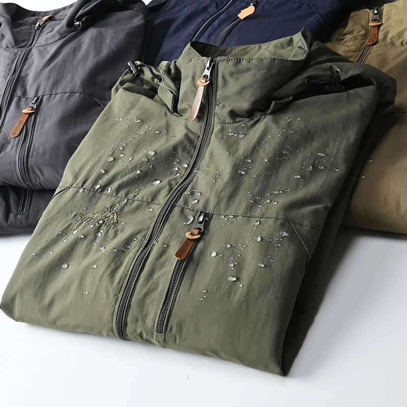 Men’s European Style Tactical Windbreaker.