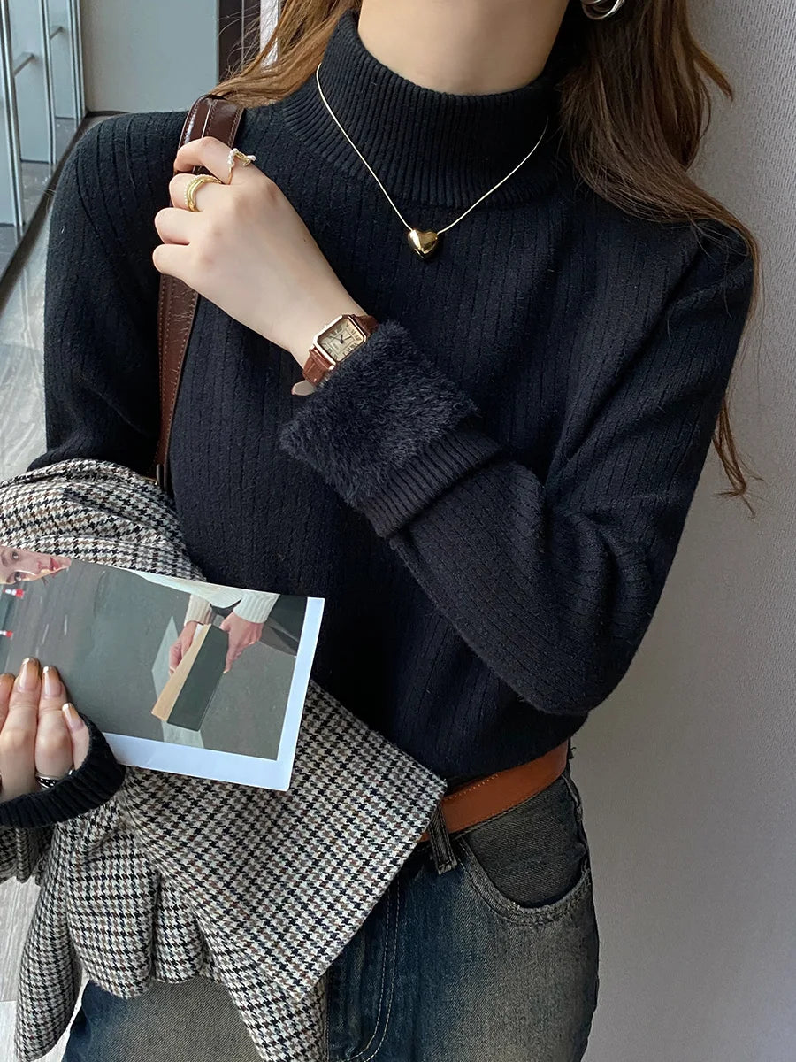 Chic and Cozy Knit Turtleneck.