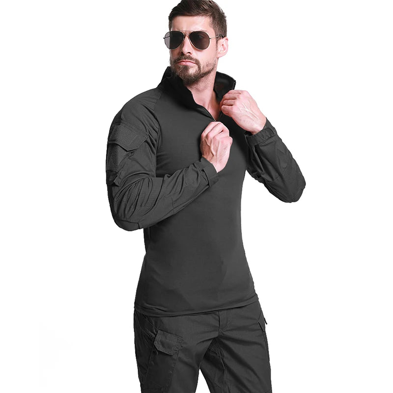 Men’s Elite Tactical Combat Long Sleeve Shirt.