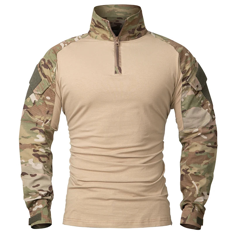 Men’s Elite Tactical Combat Long Sleeve Shirt.