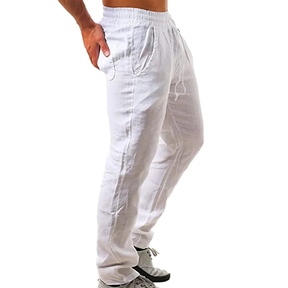 Men’s Autumn Casual Linen Pants.