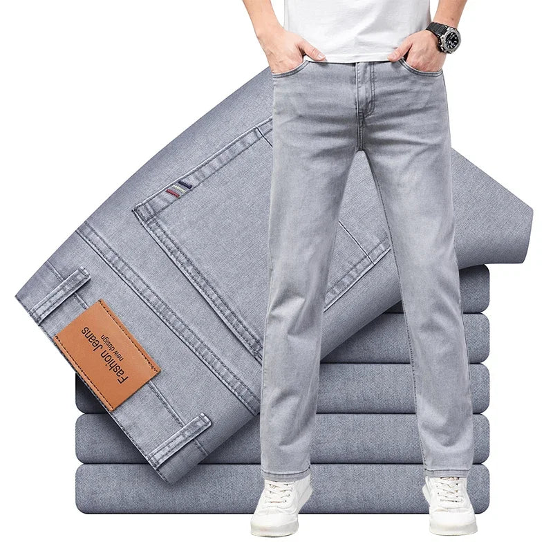 Men’s Classic Straight Fit Cotton Jeans.