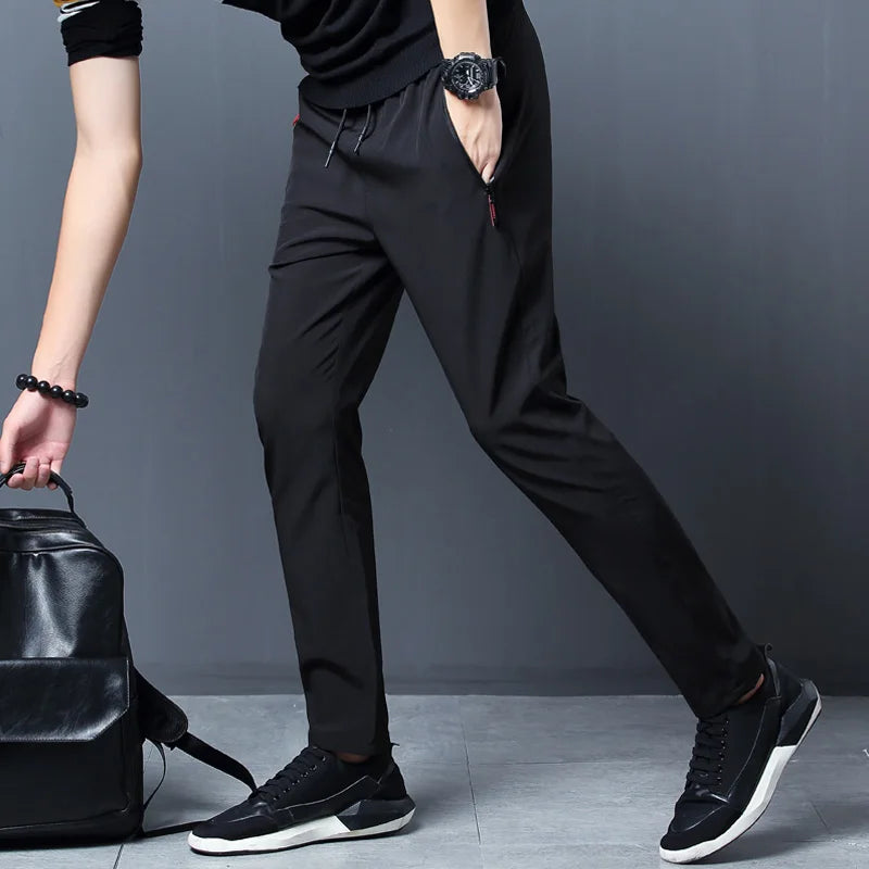 Ice Silk Breathable Joggers for Men.