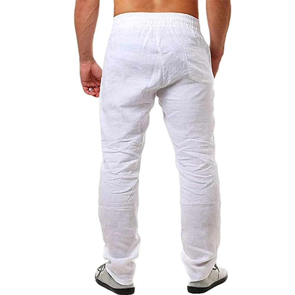 Men’s Autumn Casual Linen Pants.