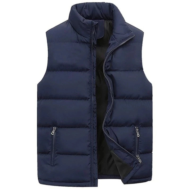 Men’s Classic Stand-Up Collar Vest.
