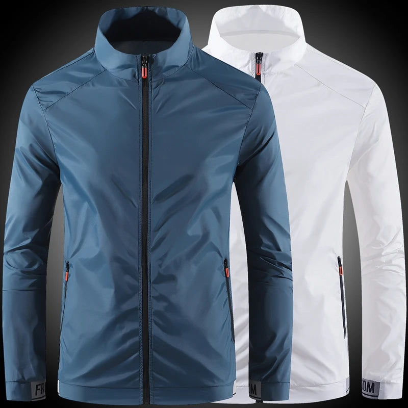Men’s Fashionable Ice Silk Sun Protection Jacket.