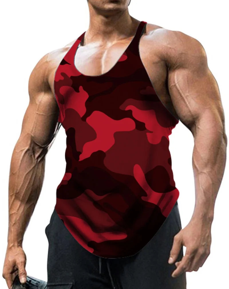 Men’s Classic Camouflage Muscle Vest.
