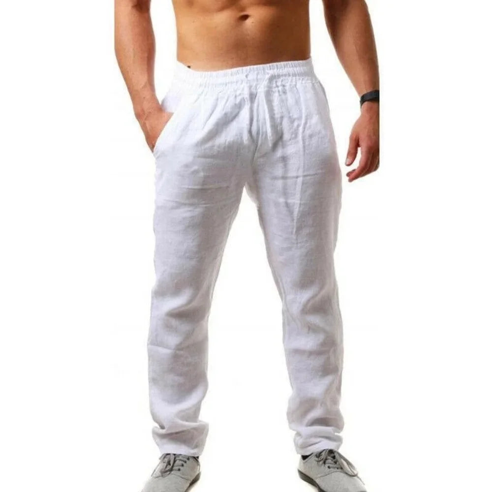 Men’s Autumn Casual Linen Pants.