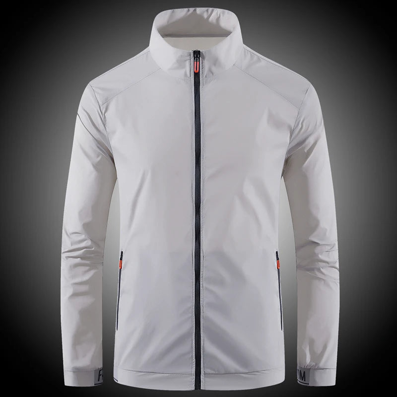 Men’s Fashionable Ice Silk Sun Protection Jacket.