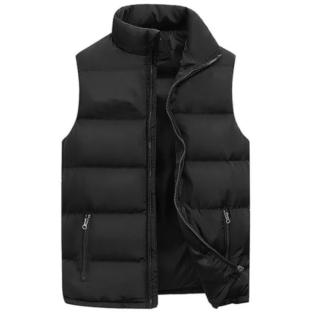 Men’s Classic Stand-Up Collar Vest.