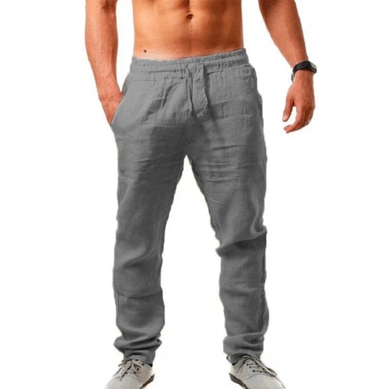 Men’s Autumn Casual Linen Pants.