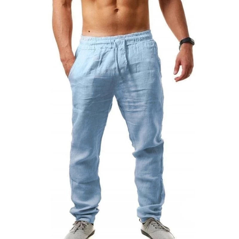 Men’s Autumn Casual Linen Pants.