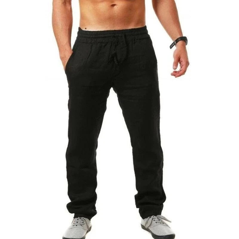 Men’s Autumn Casual Linen Pants.