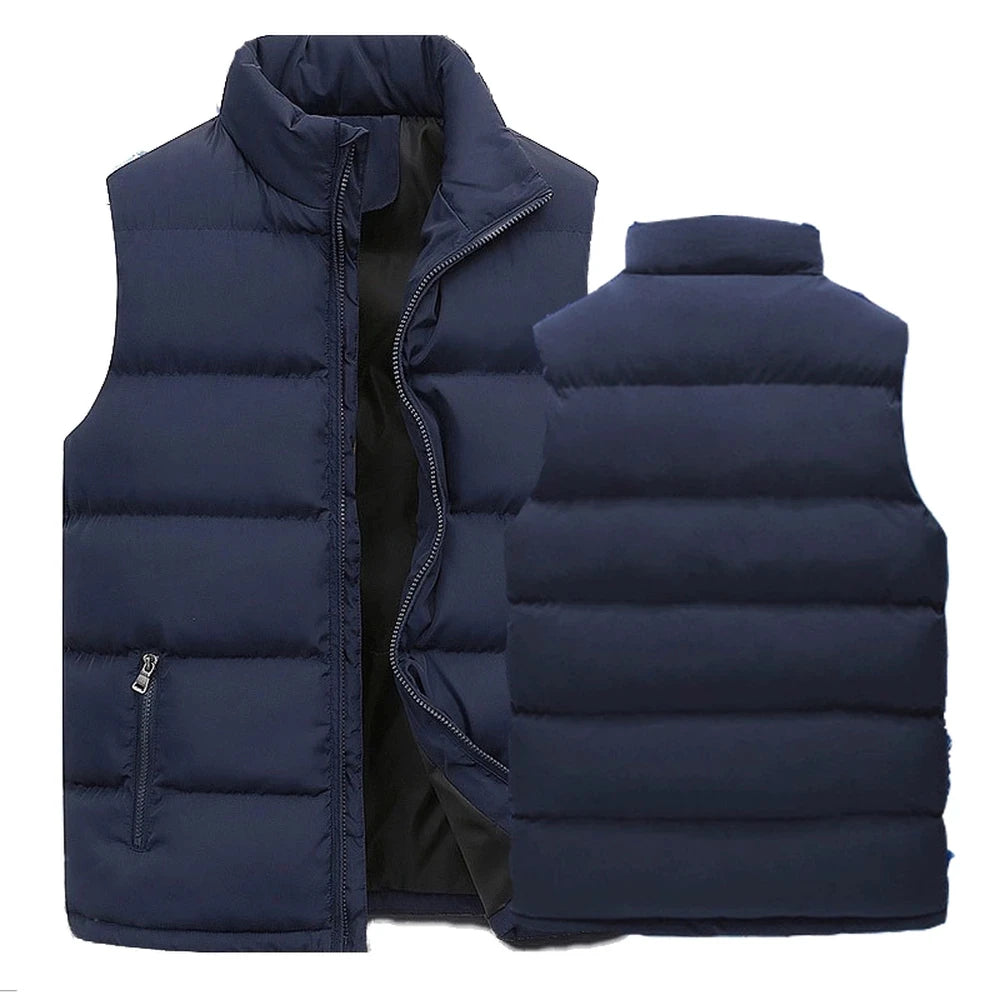 Men’s Classic Stand-Up Collar Vest.