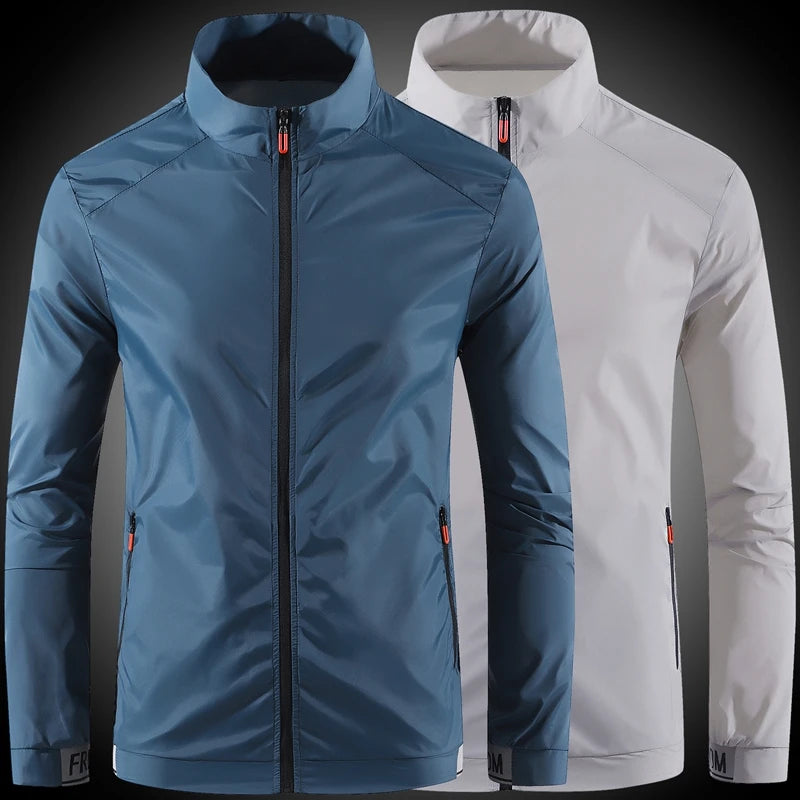Men’s Fashionable Ice Silk Sun Protection Jacket.
