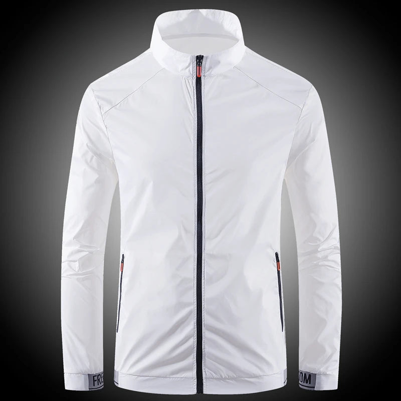 Men’s Fashionable Ice Silk Sun Protection Jacket.