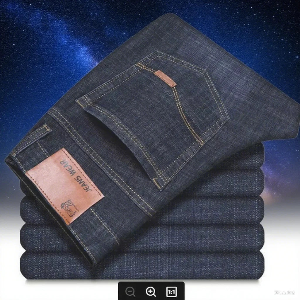 Men’s Tailored Fit Casual Denim Pants.