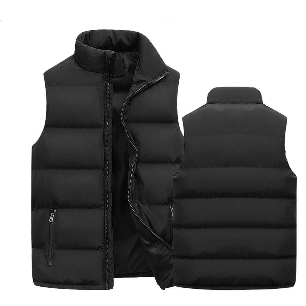 Men’s Classic Stand-Up Collar Vest.