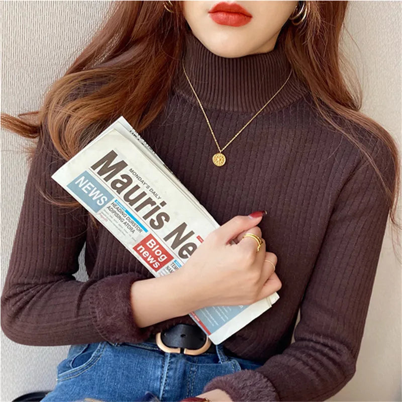 Chic and Cozy Knit Turtleneck.