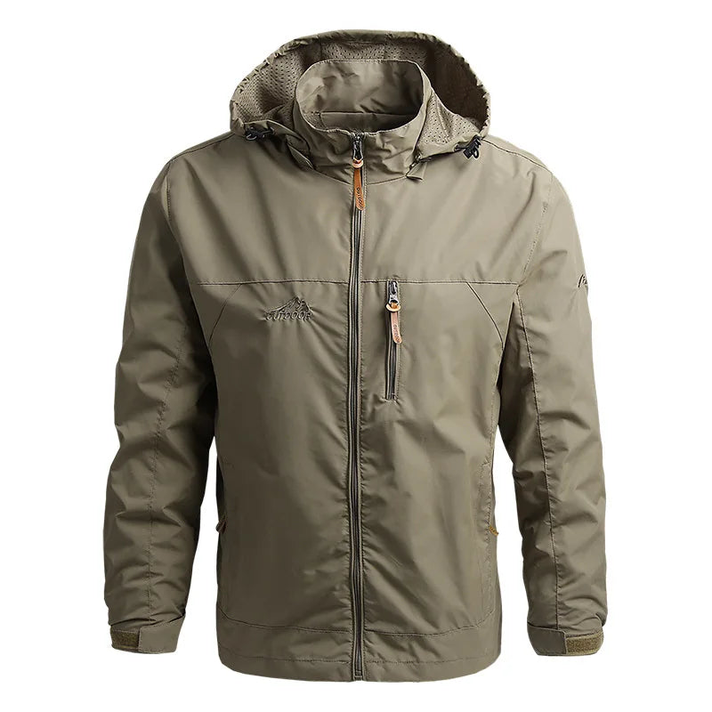 Men’s European Style Tactical Windbreaker.