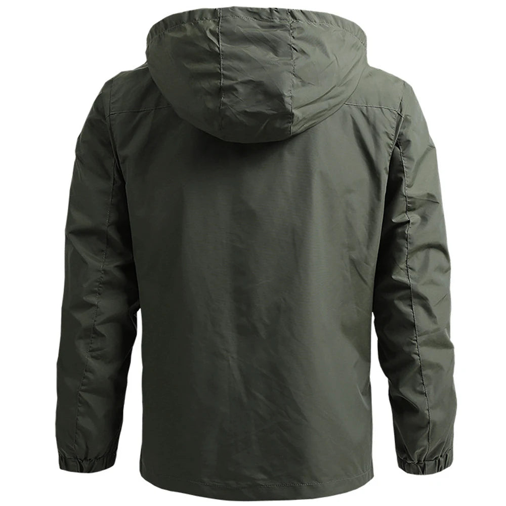 Men’s European Style Tactical Windbreaker.