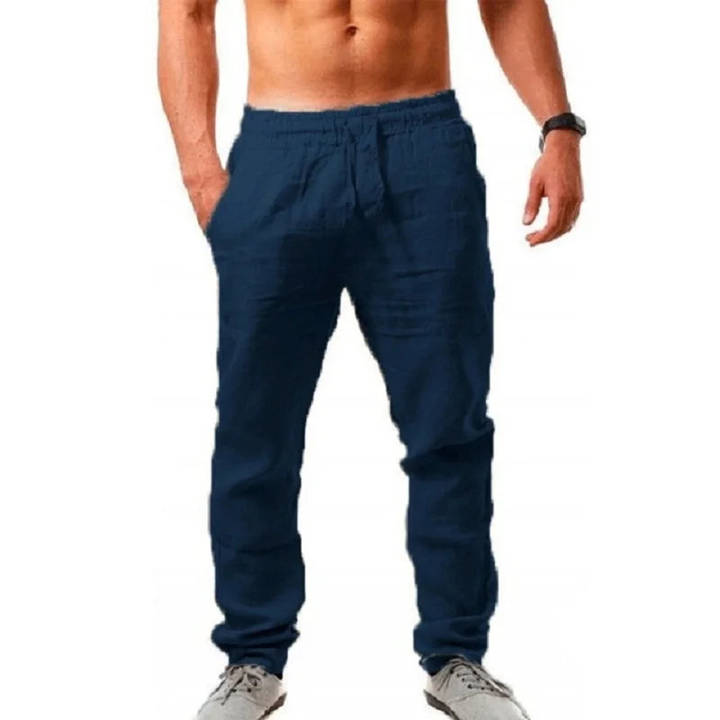 Men’s Autumn Casual Linen Pants.