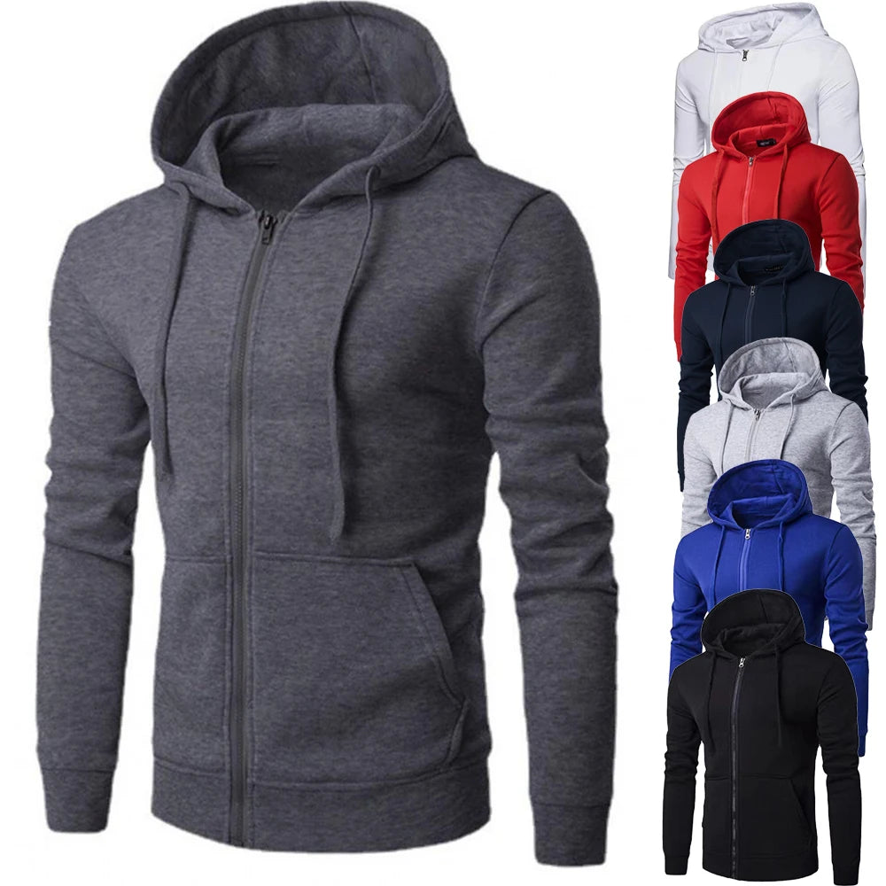 ActiveLine Men's Fitted Hoodie.