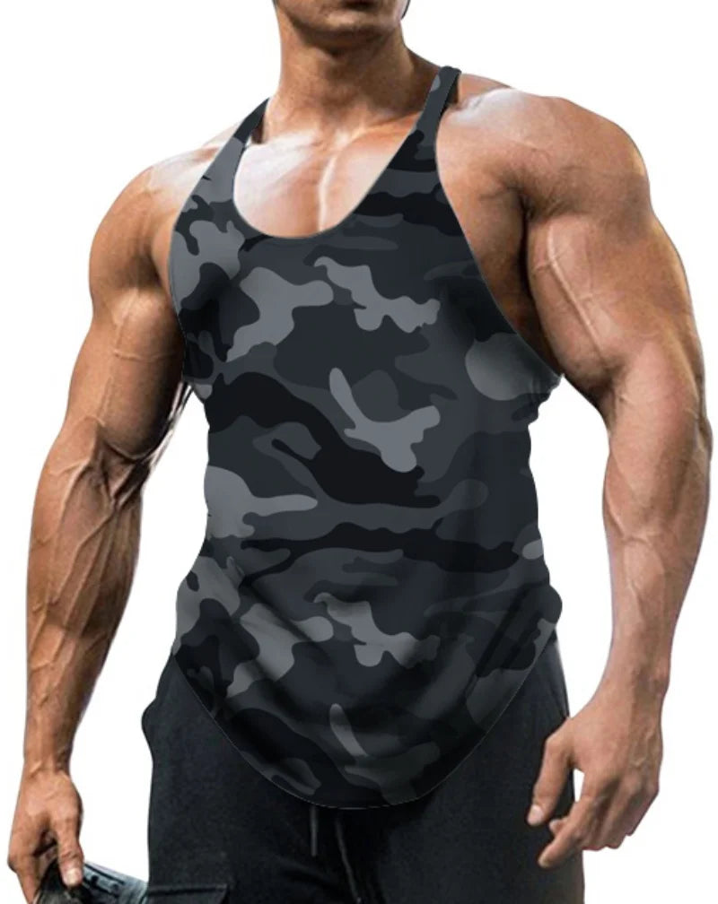 Men’s Classic Camouflage Muscle Vest.