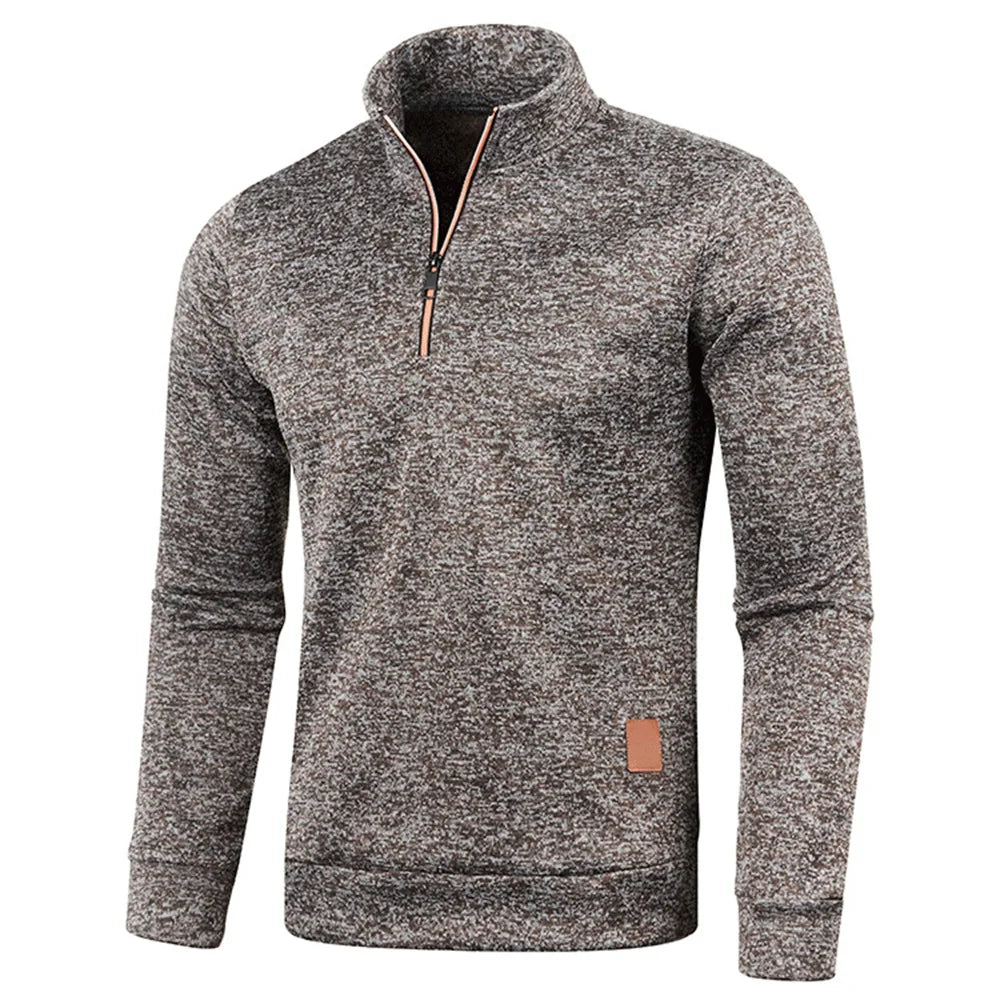 Men’s Half Zip Turtleneck Sweatshirt.